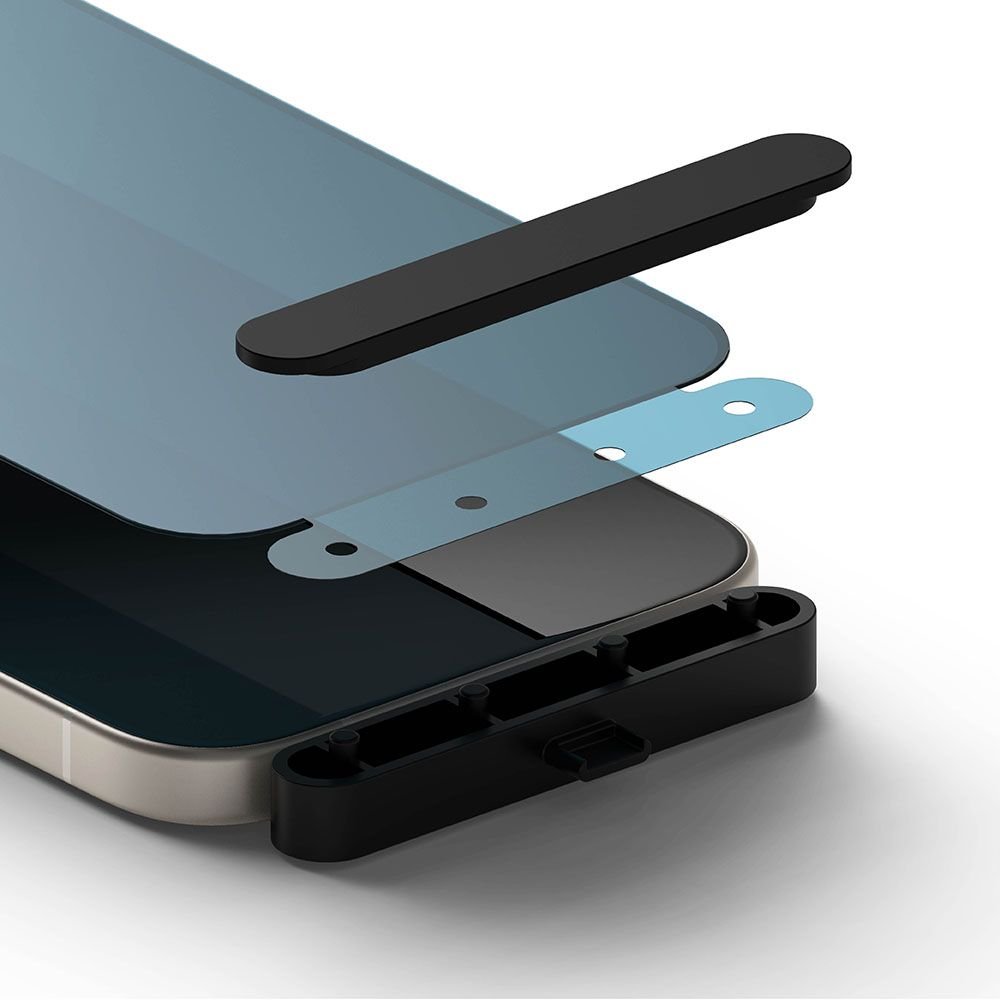 Ringke iPhone 15 TG Glass 0.3mm 2.5D 9H Tempered Glass Αντιχαρακτικό Γυαλί Οθόνης - Privacy