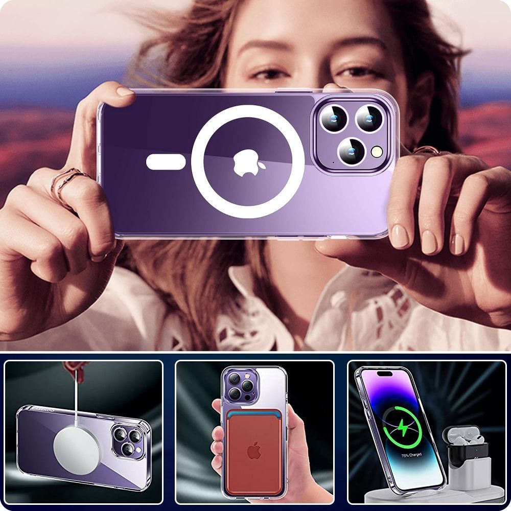 Tech - Protect Samsung Galaxy A35 5G Flexair Hybrid MagSafe Σκληρή Θήκη με Πλαίσιο Σιλικόνης και MagSafe - Διάφανη