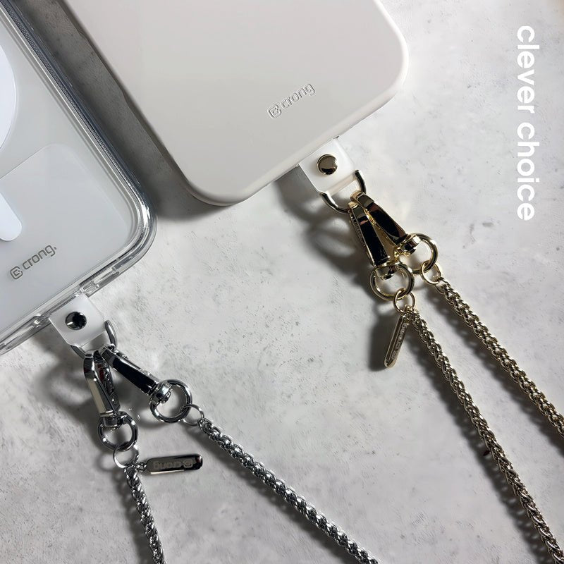 Crong Phone Crossbody - Universal Αλυσίδα για Θήκη Κινητού - Gold Link