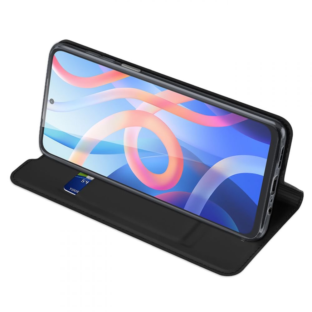 Dux Ducis Xiaomi Poco M4 Pro 5G / Redmi Note 11S 5G Flip Stand Case Θήκη Βιβλίο - Black