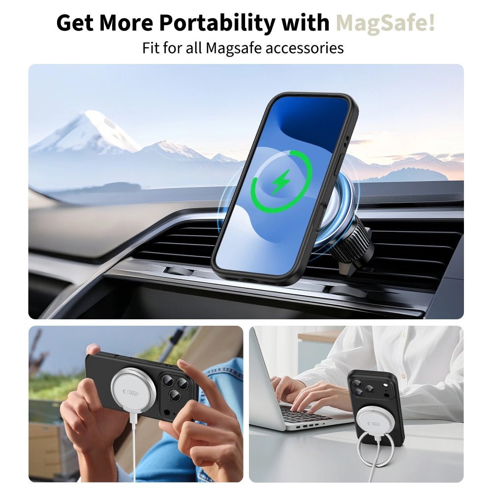 Tech - Protect iPhone 17 Pro Silicone MagSafe Θήκη Σιλικόνης - Black