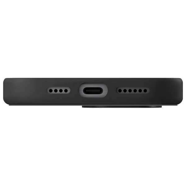 Uniq iPhone 16 Pro - Lyden DS - Σκληρή Θήκη με Επένδυση Συνθετικού Δέρματος και MagSafe - Washed Blue / Black