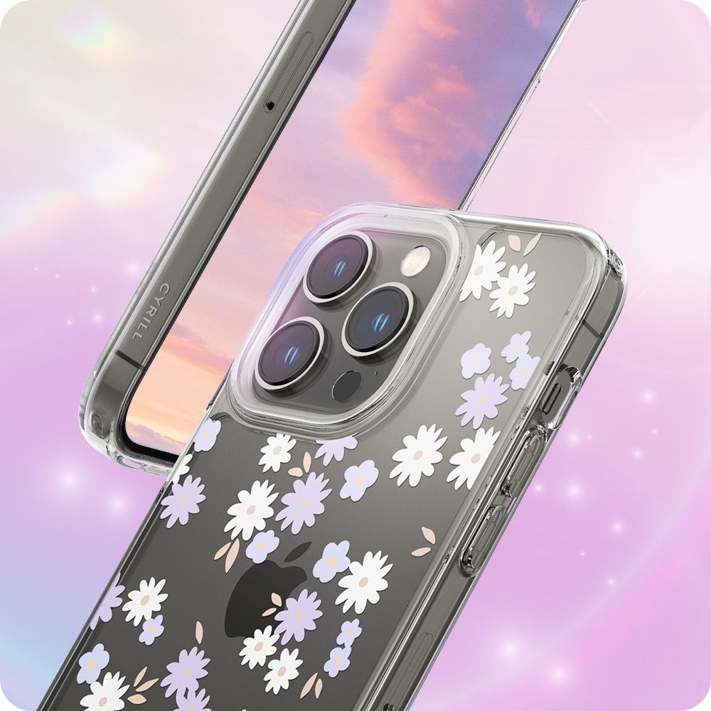 Spigen Cyrill iPhone 14 Pro Cecile Σκληρή Θήκη με Πλαίσιο Σιλικόνης - Dream Daisy