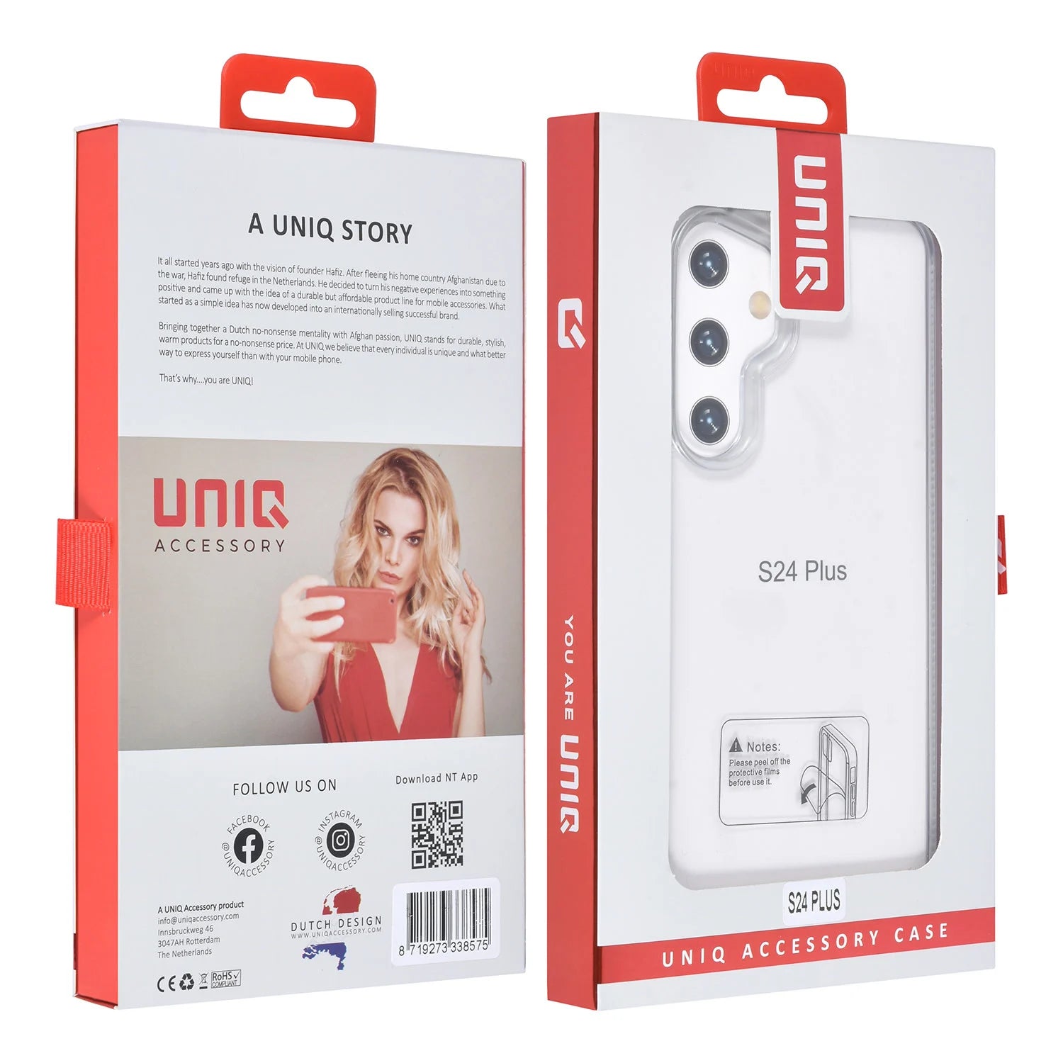 Tuniq Samsung Galaxy S24 Plus - Σκληρή Θήκη με Πλαίσιο Σιλικόνης - White