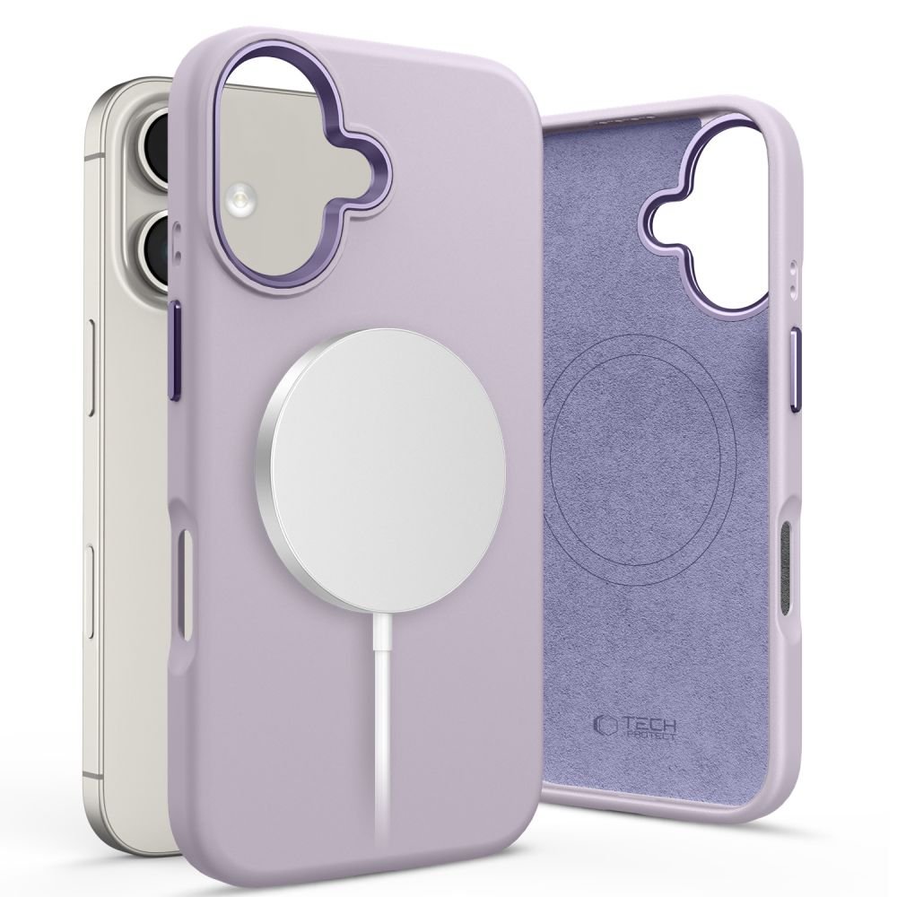 Tech - Protect iPhone 16 Silicone Pure Θήκη Σιλικόνης TPU με MagSafe - Mauve