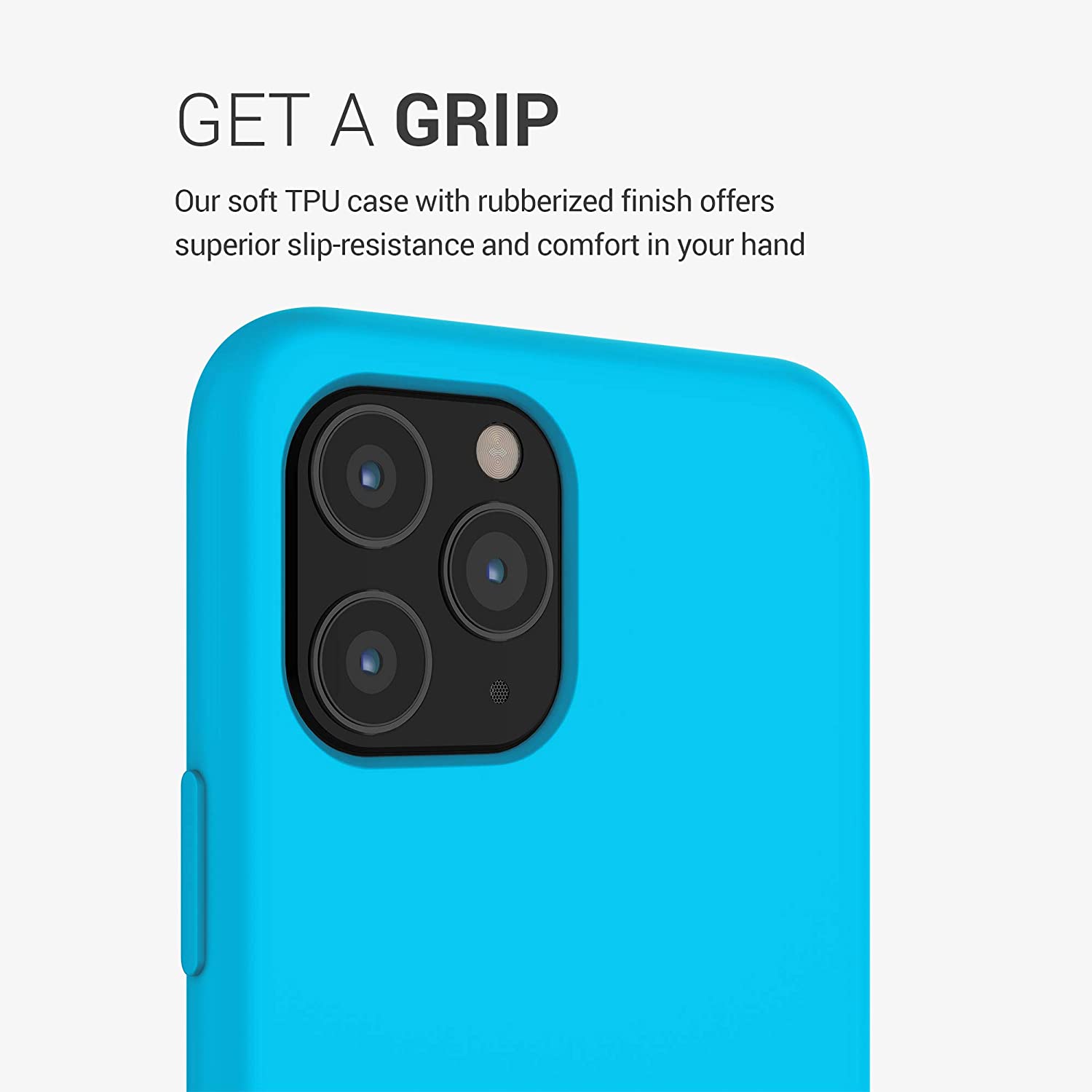 KW iPhone 11 Pro Θήκη Σιλικόνης Rubber TPU - Ice Blue - 49726.205