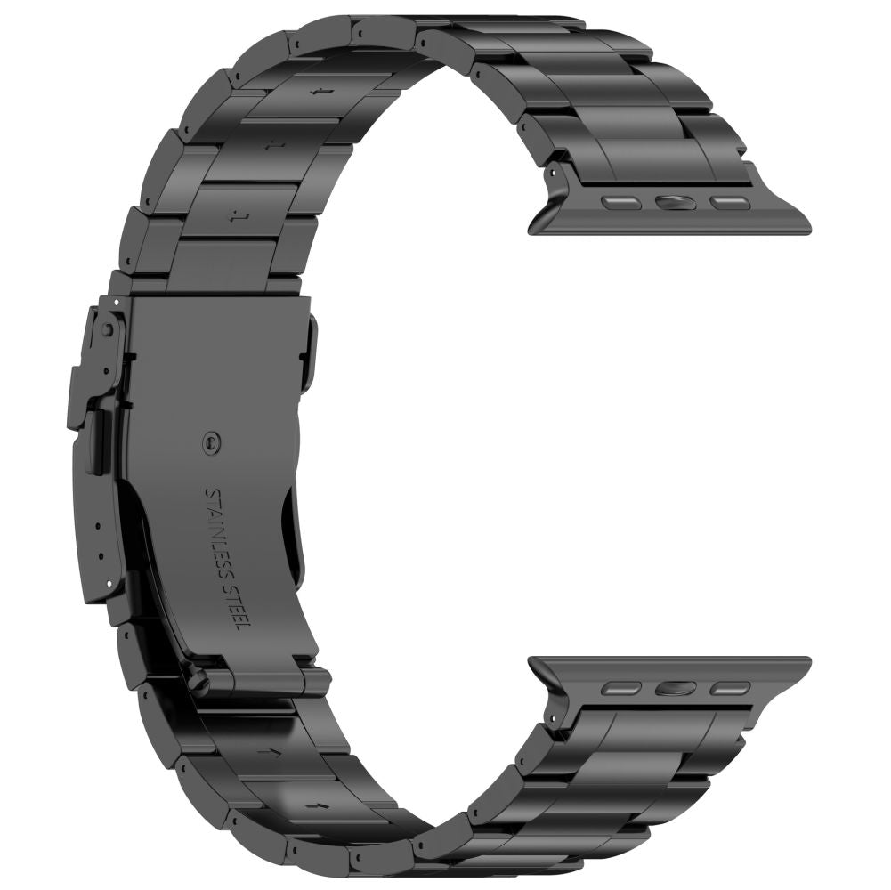 Tech - Protect Λουράκι Apple Watch 4 / 5 / 6 / 7 / 8 / 9 / SE / ULTRA 1 / ULTRA 2 - 42 / 44 / 45 / 49 mm Stainless Pro από Ανοξείδωτο Ατσάλι - Black
