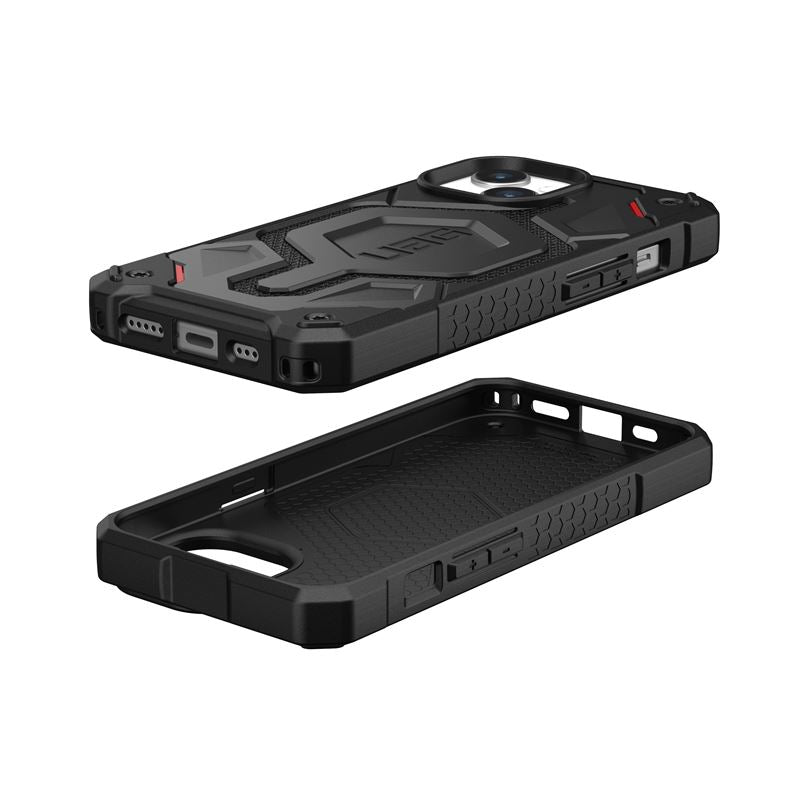 UAG iPhone 15 Monarch Pro Kevlar Series Σκληρή Θήκη με MagSafe - Kevlar Black