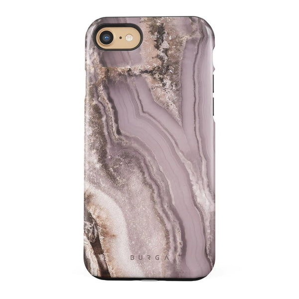Burga iPhone SE 2022 / SE 2020 / 7 / 8 Fashion Tough Σκληρή Θήκη - Golden Taupe