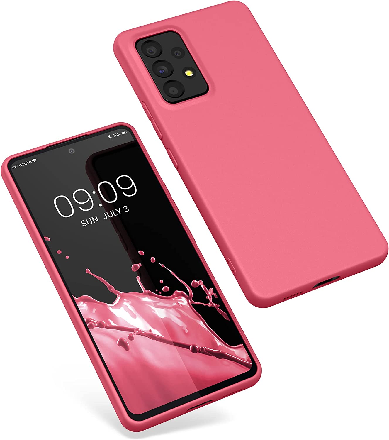 KW Samsung Galaxy A53 5G Θήκη Σιλικόνης TPU - Awesome Pink - 57808.238