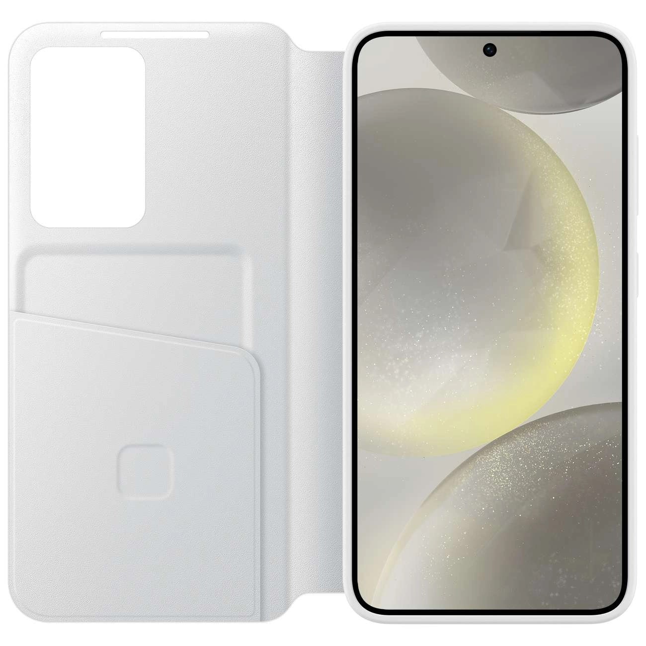 Samsung Smart View Wallet - Samsung Galaxy S24 Θήκη Πορτοφόλι - White - EF - ZS921CWEGWW