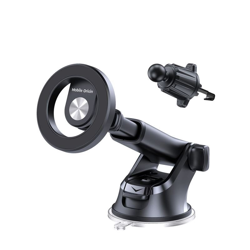 Mobile Origin 2in1 Μαγνητική Βάση για το Ταμπλό και τον Αεραγωγό του Αυτοκινήτου MO21 - Black