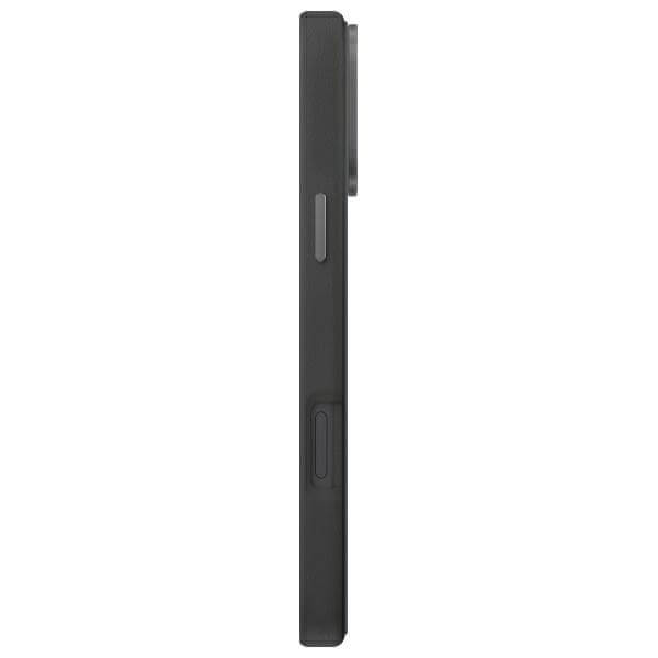 Uniq iPhone 16 Pro - Lyden DS - Σκληρή Θήκη με Επένδυση Συνθετικού Δέρματος και MagSafe - Washed Blue / Black
