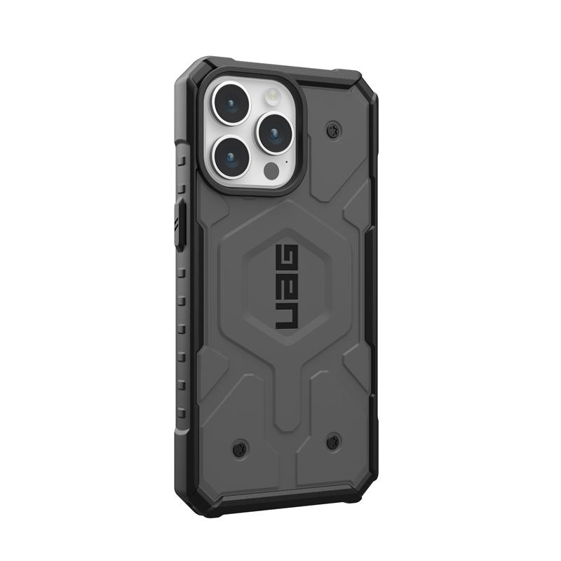 UAG iPhone 15 Pro Max Pathfinder MagSafe Series Σκληρή Θήκη με MagSafe - Silver