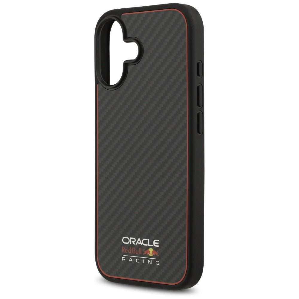 Red Bull iPhone 17 - Kevlar Logo Matt MagSafe - Σκληρή Θήκη με Πλαίσιο Σιλικόνης - Black - RBHMP17S24CFOSK
