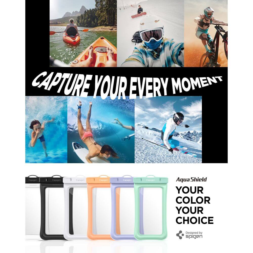 Spigen A610 Universal Αδιάβροχη Θήκη για Smartphones 6.9'' - Mint