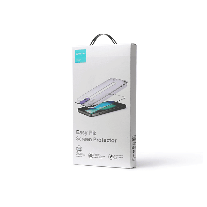 Joyroom Knight Series iPhone 14 Pro 9H Tempered Glass Αντιχαρακτικό Γυαλί Οθόνης με Κιτ Τοποθέτησης - Black - JR - H10