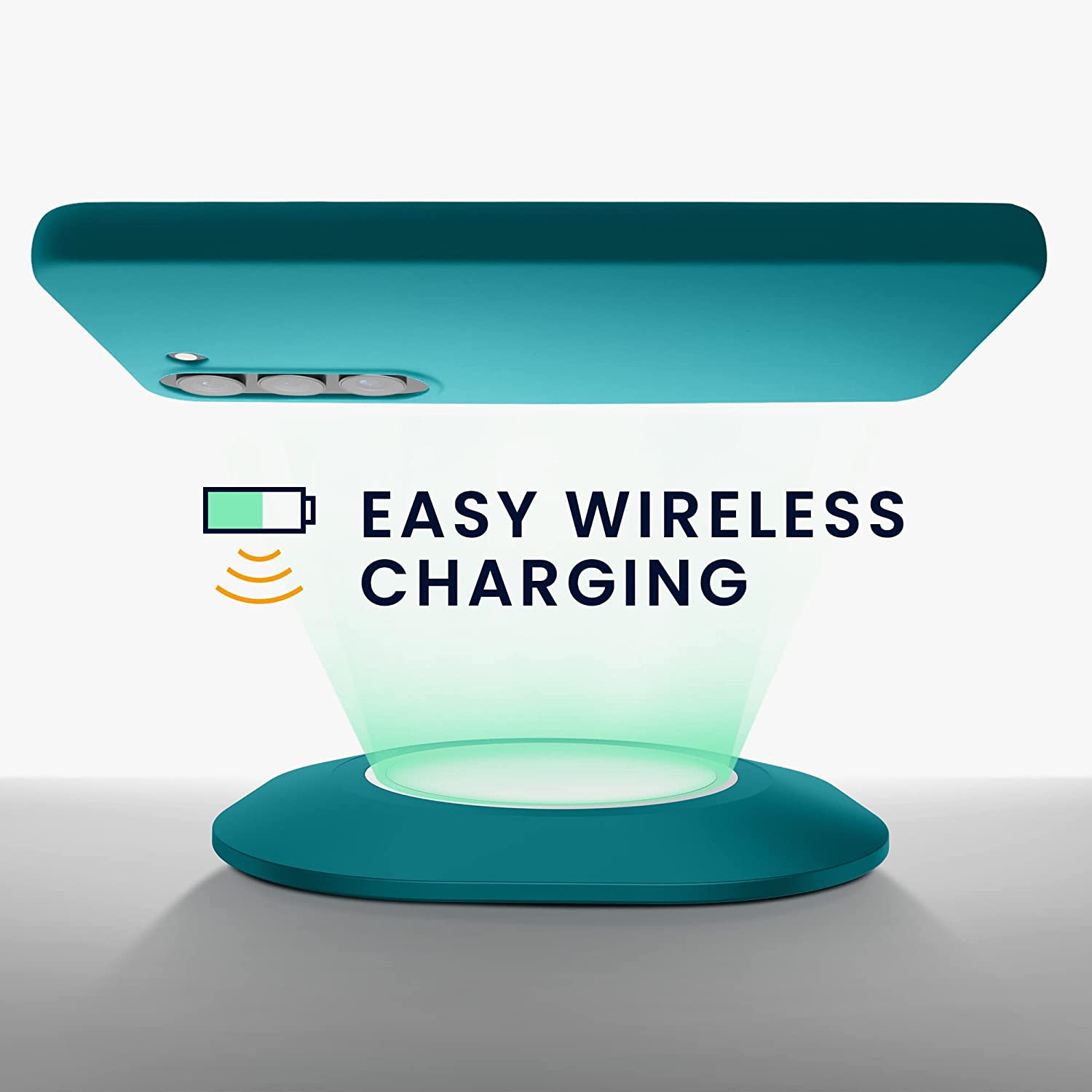 KW Samsung Galaxy S23 Θήκη Σιλικόνης TPU - Petrol Matte - 60282.57