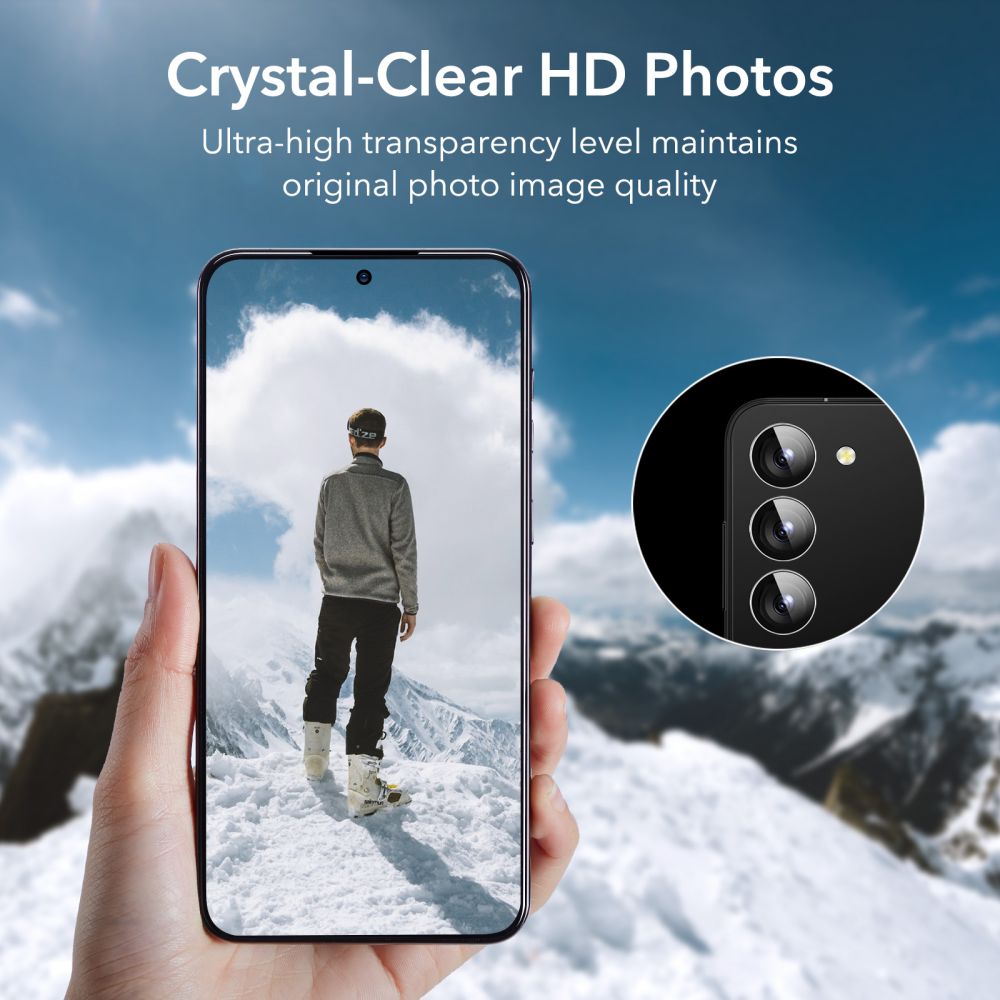 ESR Samsung Galaxy S23 / S23+ Camera Lens 9H Αντιχαρακτικό Γυαλί για την Κάμερα - Διάφανο