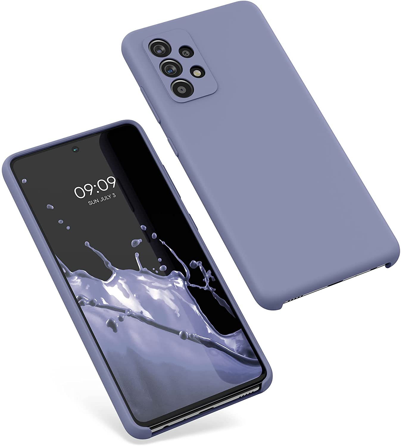 KW Samsung Galaxy A52 / A52 5G / A52s 5G Θήκη Σιλικόνης Rubber TPU - Lilac - 54347.168