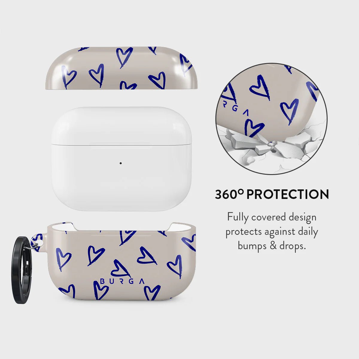 Burga AirPods Pro 2 Σκληρή Θήκη - Love Me Right