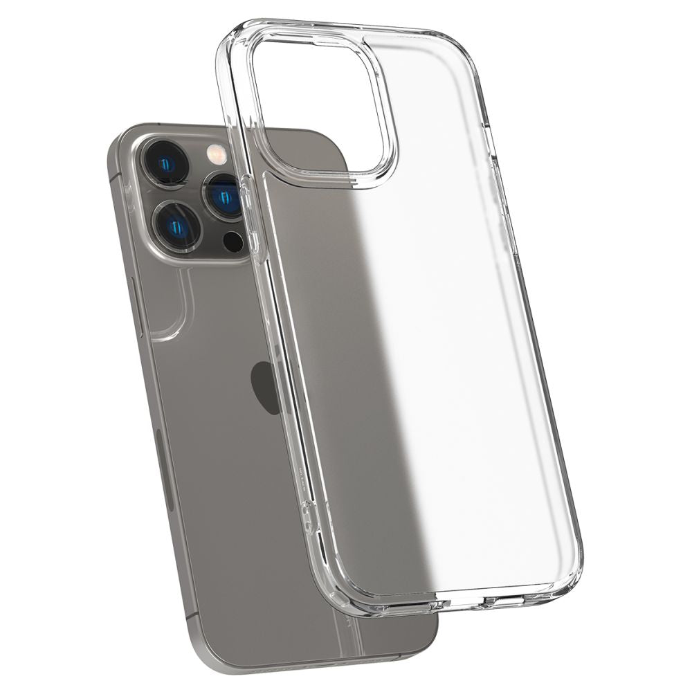 Spigen iPhone 14 Pro Ultra Hybrid Σκληρή Θήκη με Πλαίσιο Σιλικόνης - Frost Clear