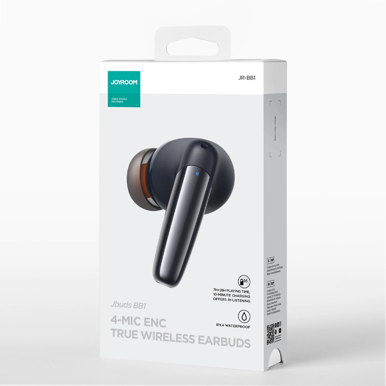 Joyroom Jbuds Series TWS Bluetooth 5.3 - Ασύρματα ακουστικά για Κλήσεις / Μουσική - Black - JR - BB1