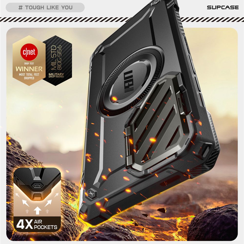 Supcase Samsung Galaxy S25 Ultra UB XT Mag Σκληρή Θήκη με Κάλυμμα Κάμερας / Stand και Magsafe - Black