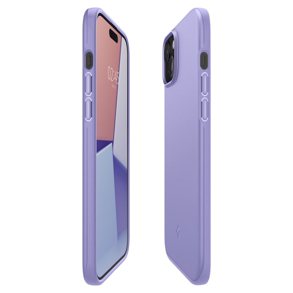 Spigen iPhone 15 Thin Fit Σκληρή Θήκη - Iris Purple