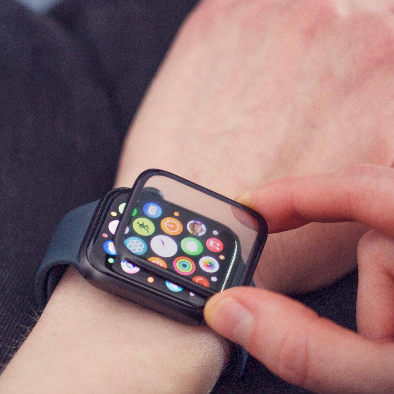 Wozinsky Προστασία Οθόνης Apple Watch Ultra (1/2/3) - 49mm - Hybrid Glass Full Glue Screen Αντιχαρακτικό Γυαλί Οθόνης - Black