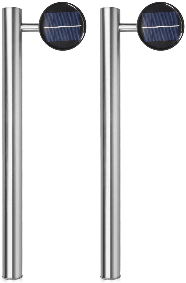 Navaris Solar Garden Lights Σετ με 2 Ηλιακά LED Φωτιστικά Εξωτερικού Χώρου - Ornamental Torches - 51103.01.02