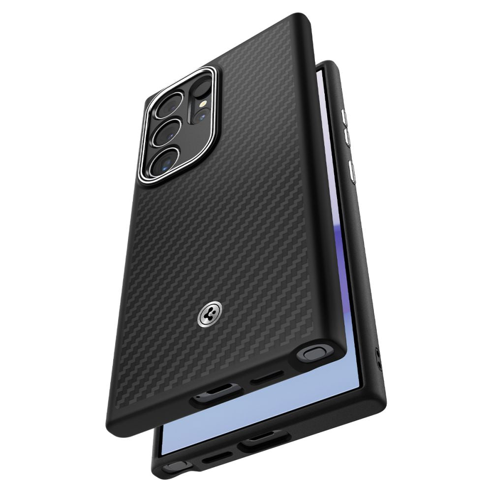 Spigen Samsung Galaxy S24 Ultra Enzo Aramid Σκληρή Θήκη Aramid Fiber - Matte Black