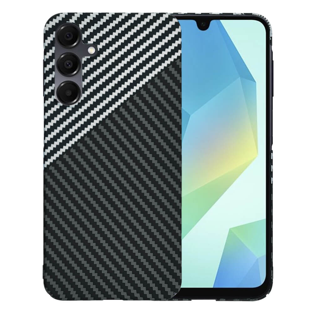 Techsuit Samsung Galaxy A16 4G / A16 5G Σκληρή Θήκη Carbonite FiberShell - Stealth Gray