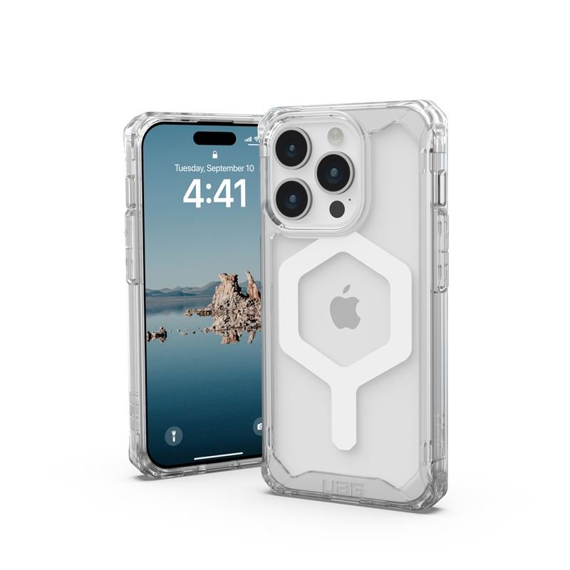 UAG iPhone 15 Pro Plyo Series Θήκη Υψηλής Προστασίας με MagSafe - Ice / White - Διάφανη