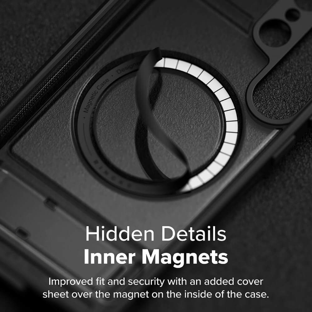 Ringke Samsung Galaxy S25 Ultra UX Magnetic MagSafe Σκληρή Θήκη με Πλαίσιο Σιλικόνης - Διάφανη