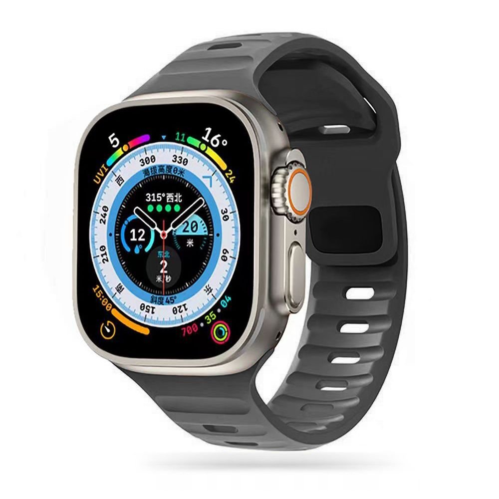 Tech - Protect Λουράκι Apple Watch 4/5/6/7/8/9/10/11 - SE (1/2/3) - ULTRA (1/2/3) - 44/45/46/49mm IconBand Line Λαστιχένιο - Arctic Grey