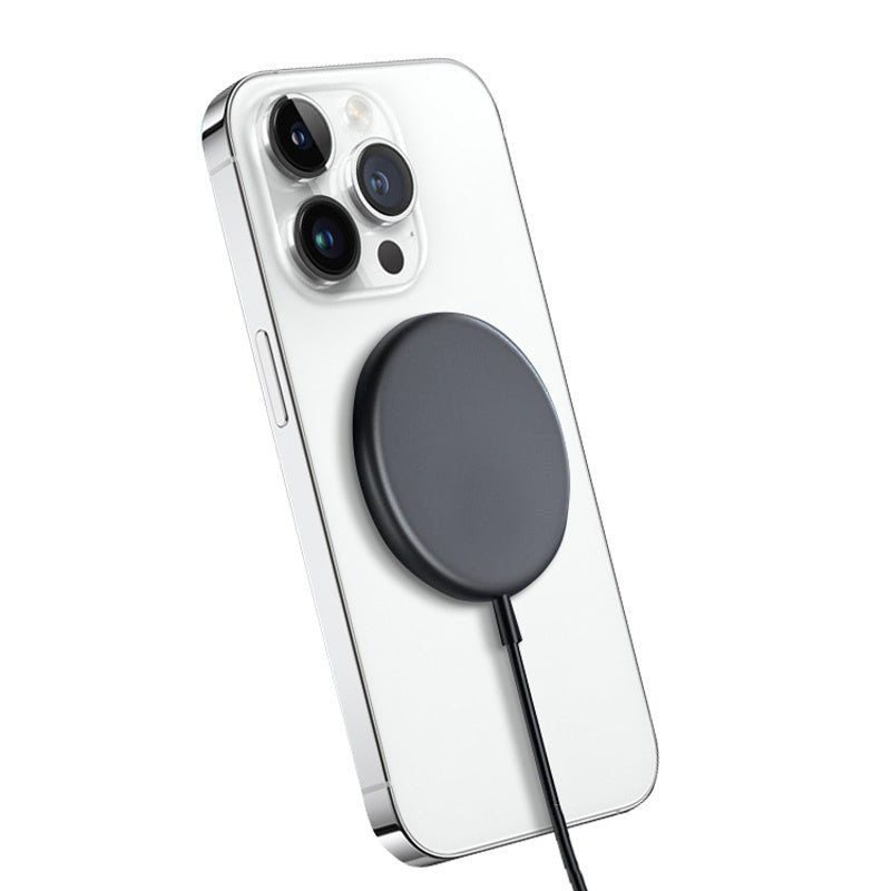 Crong MagSpot 15W Ασύρματος Φορτιστής MagSafe - Graphite