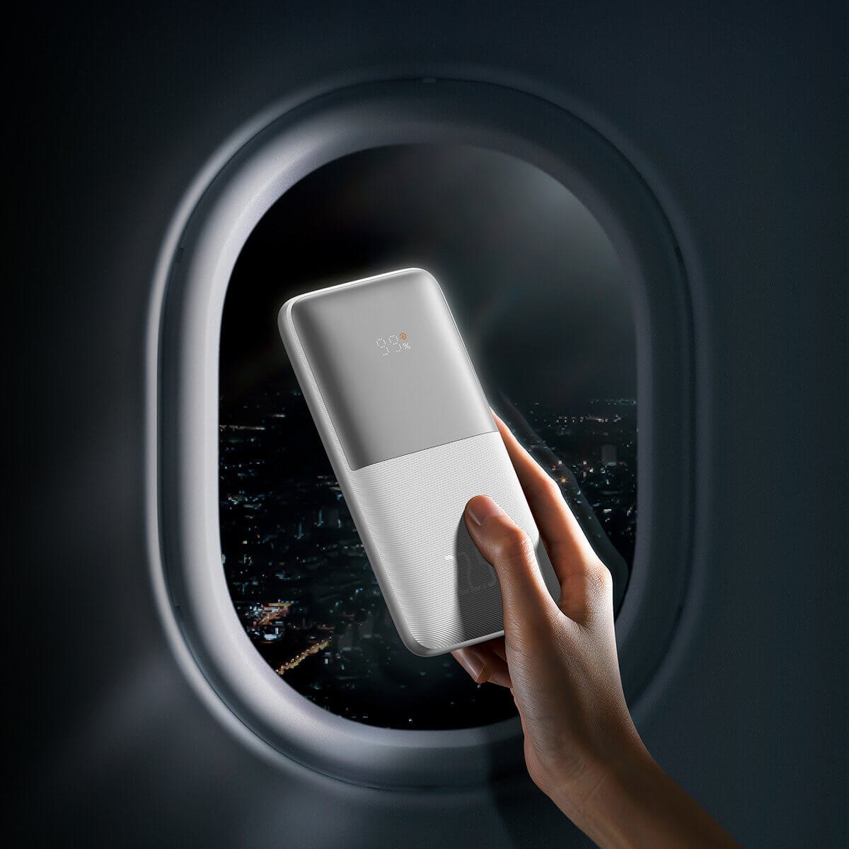 Baseus Bipow Pro 22.5W Power Bank 10000mAh 3Α με 2 Θύρες USB και 1 Θύρα Type - C - White - PPBD040002