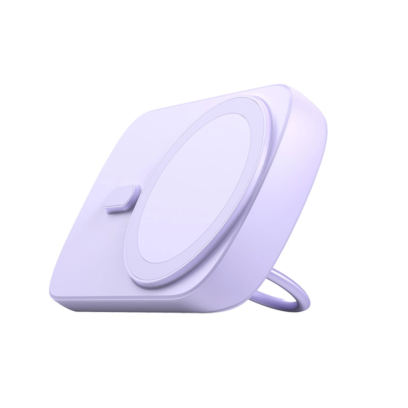 Joyroom JR - W030 20W Magnetic MagSafe PowerBank 6000mAh Ασύρματο MagSafe PowerBank με Θύρα Type - C και Ring Holder - Purple