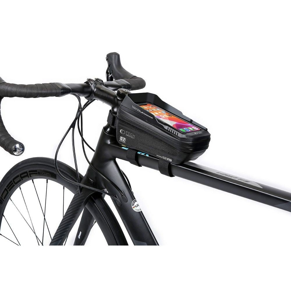 Tech - Protect XT2 Bike Front Storage Bag - Universal Τσάντα Αποθήκευσης για Ποδήλατο 1L - Black