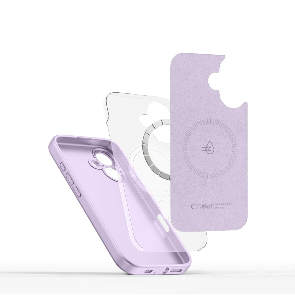 Tech - Protect iPhone 16 Liquid Silicone - MagSafe Θήκη Σιλικόνης TPU - Mauve