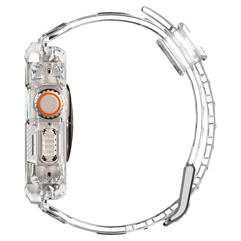 Spigen Λουράκι Apple Watch Ultra (1/2/3) - 49mm Rugged Armor Pro - Διάφανο