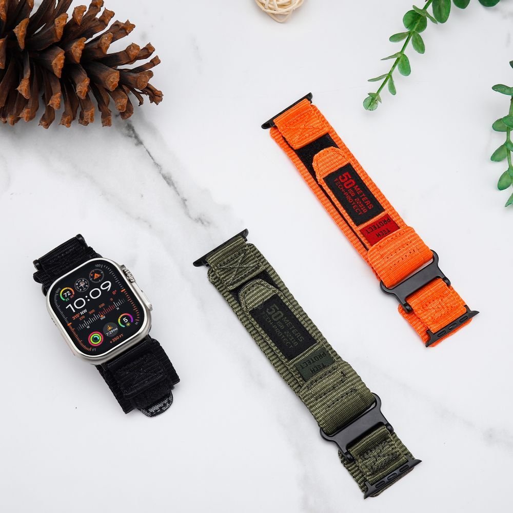 Tech - Protect Λουράκι Apple Watch 4 / 5 / 6 / 7 / 8 / 9 / SE / ULTRA 1 / ULTRA 2 - 42 / 44 / 45 / 49 mm Scout Pro - Mliltary Green