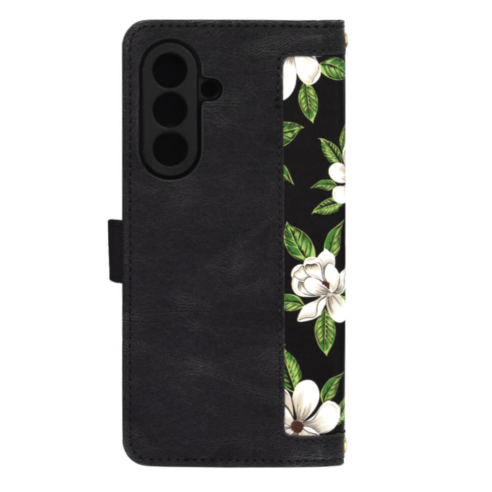 Techsuit Samsung Galaxy A56 5G - FlipCraft - Θήκη Πορτοφόλι από Δερματίνη - Flowers of the Dawn