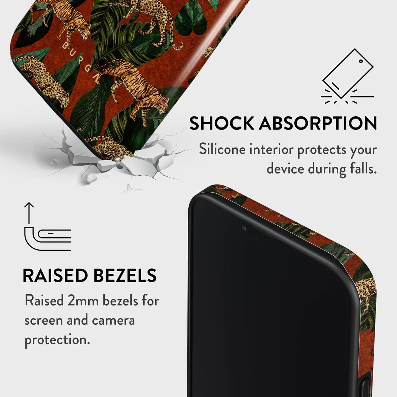 Burga iPhone 13 Pro Fashion Tough Σκληρή Θήκη - Morning Commute