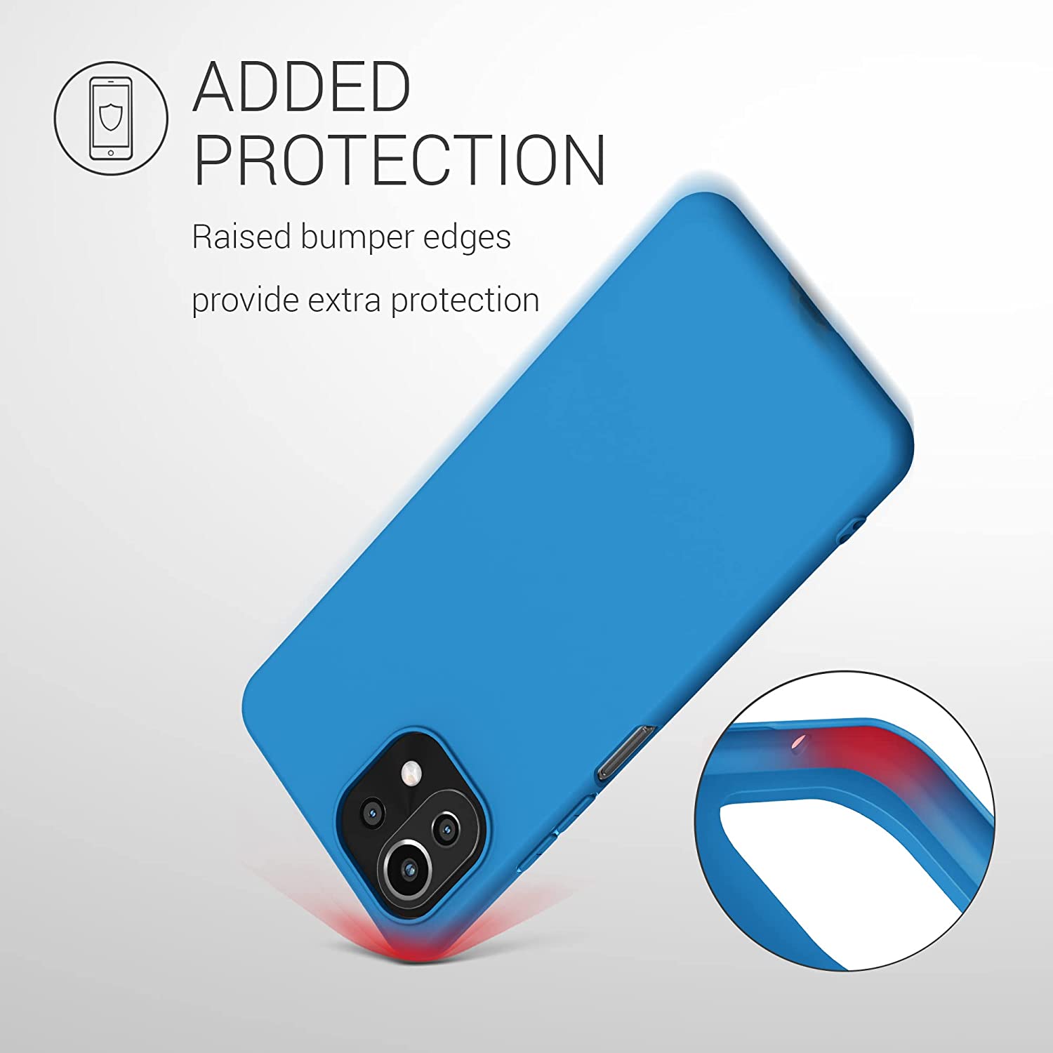 KW Xiaomi Mi 11 Lite / Mi 11 Lite 5G Θήκη Σιλικόνης TPU - Blue Reef - 54726.228