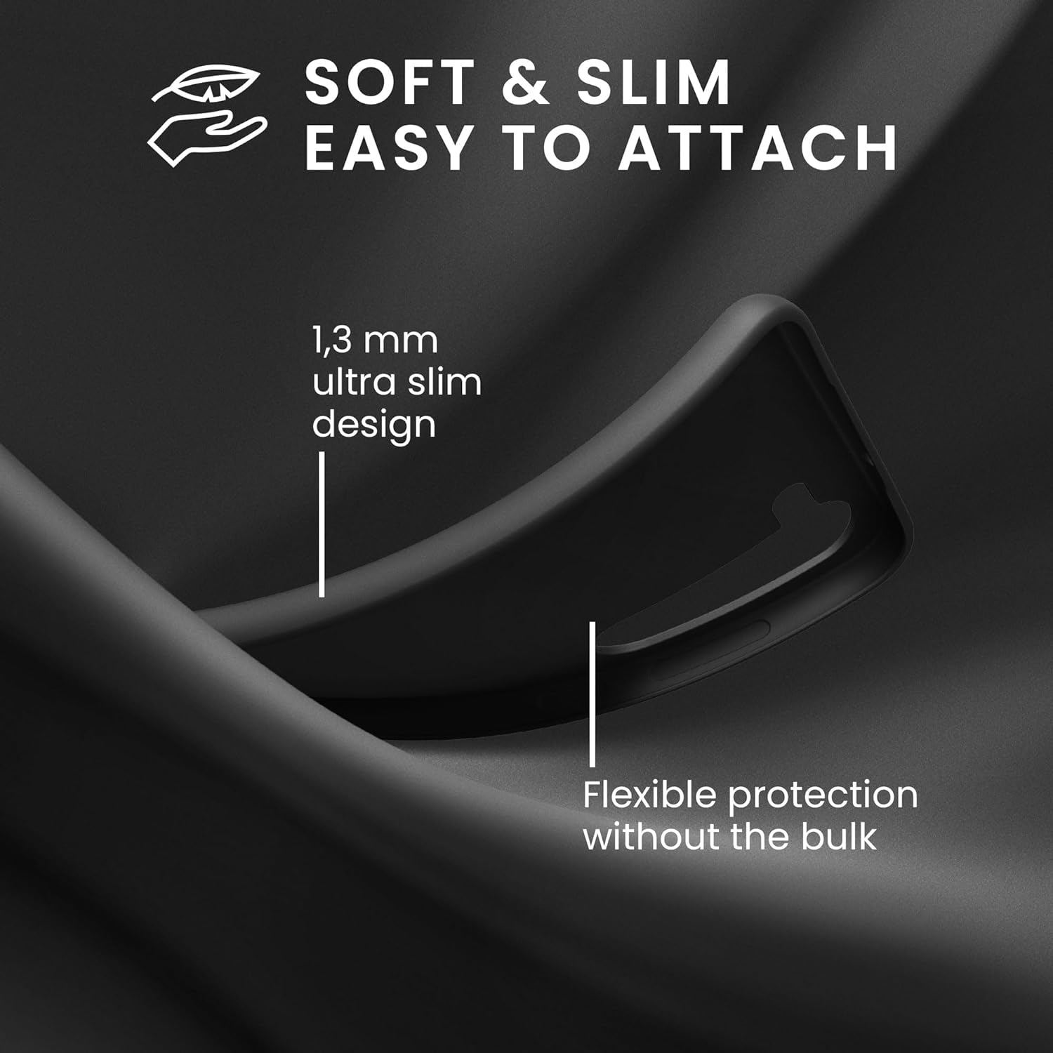 KW Samsung Galaxy S24 Θήκη Σιλικόνης TPU - Black
