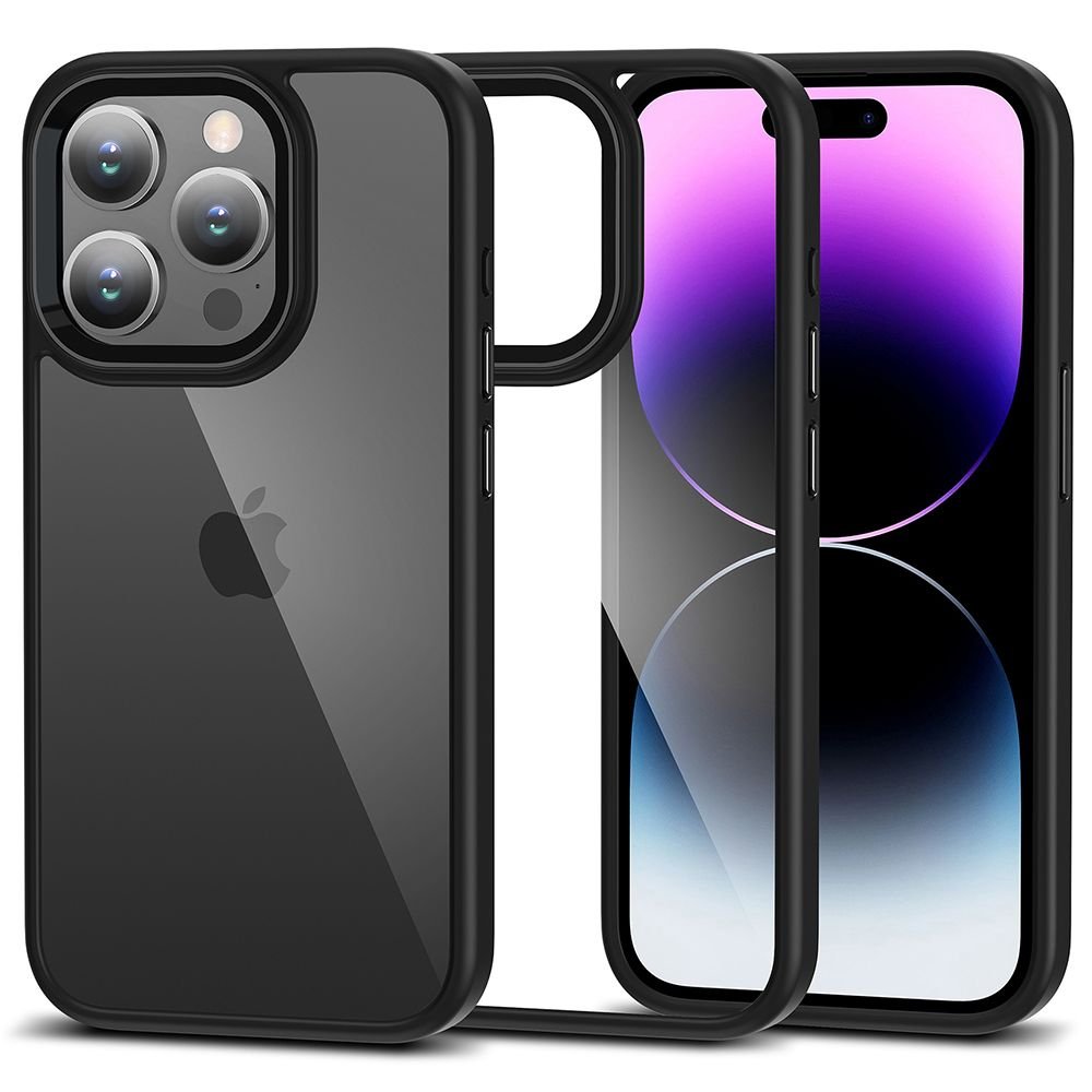 Tech - Protect iPhone 15 Pro MagMat Σκληρή Θήκη με Πλαίσιο Σιλικόνης - Black / Διάφανη