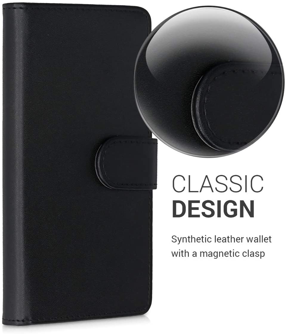 KW Huawei P40 Θήκη Πορτοφόλι Stand - Black - 51474.01