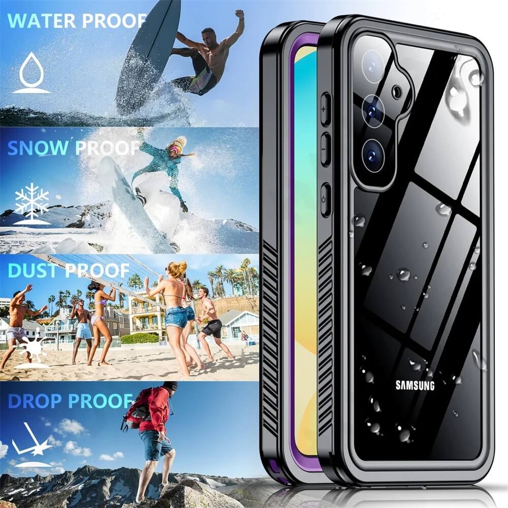 ShellBox Samsung Galaxy S25 Plus - Αδιάβροχη Θήκη IP68 - Black